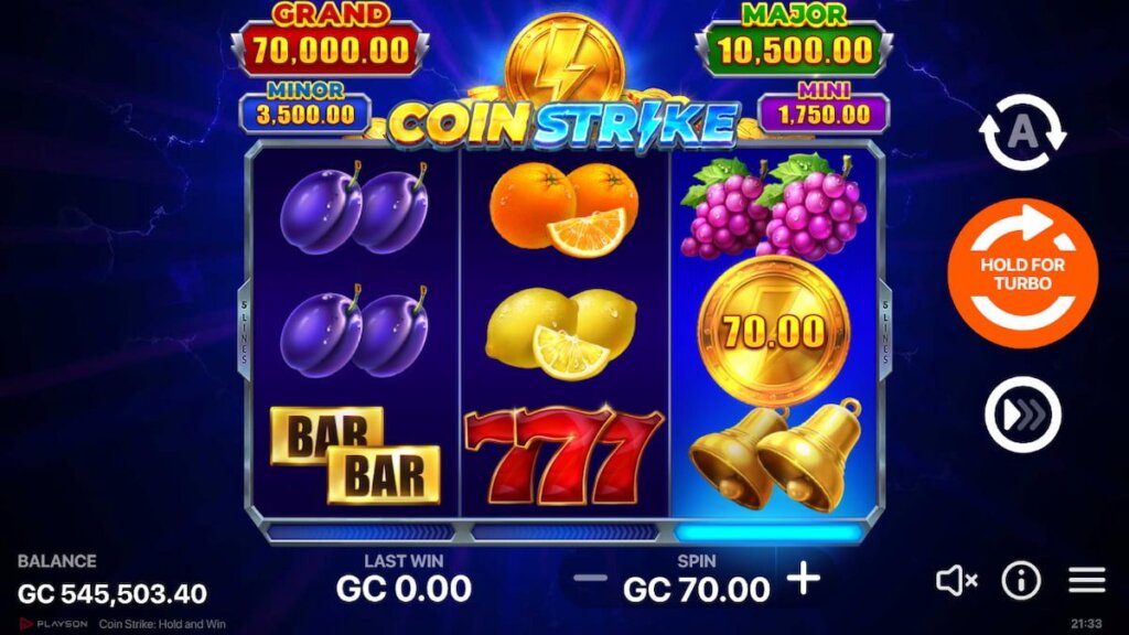Як грати в ігровий автомат Coin Strike: Hold and Win